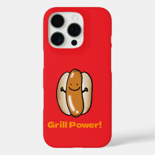 Grillen Hot Dog Cartoon iPhone 16 Pro Hoesje