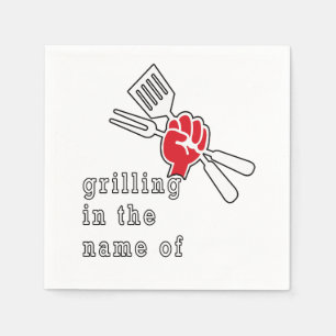 Grillen in naam van, Grappige BBQ-feest papieren s Servet