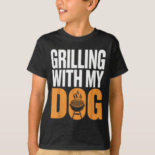 Grillen Met Mijn Hond Grappige Bbq Picknick Liefhe T-shirt