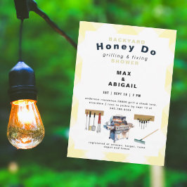 Grillen & repareren Honey Do gele koppel bruispart Kaart