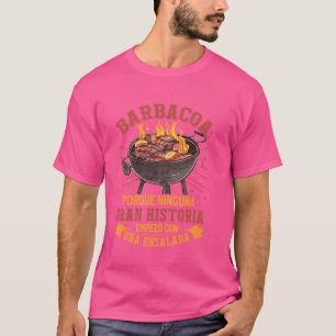 Grillen Vlees Gerookt Vlees Foodie Mexicaanse Barb T-shirt