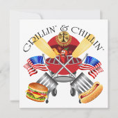 Grillend en chiller advocaat Juridische uitnodigi Kaart (Voorkant)