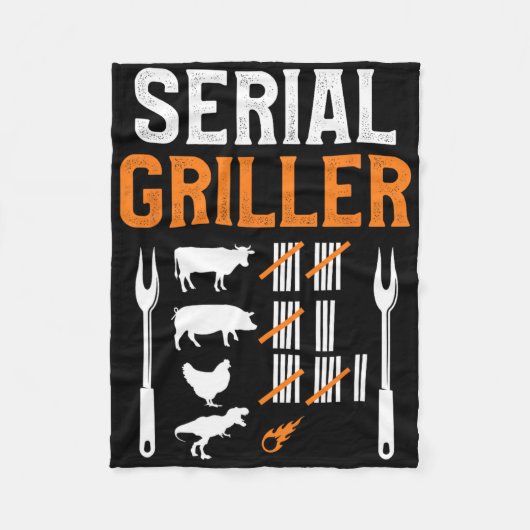 Griller Bbq Serie  Fleece Deken (Voorkant)