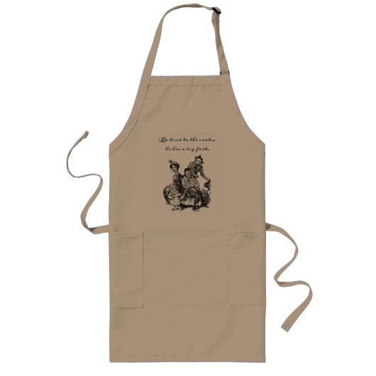 Griller's Creepy  Family Apron Lang Schort (Voorkant)