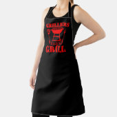 Grillers Gonna Grill Worst Barbecue Rood Schort (Insitu)