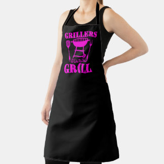 Grillers Gonna Grill Worst Barbecue Roze Schort