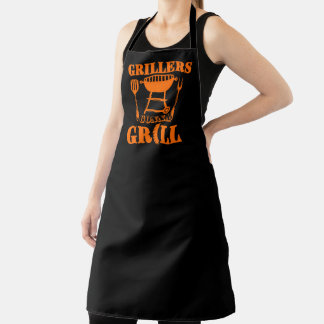 Grillers Gonna Grill Worst Barbecue Sinaasappel Schort