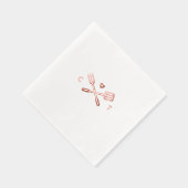 Grillgereedschap en Initialen Ik doe BBQ Douche Folie Servetten (Rechts)