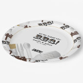 Grillgereedschap Ik Doe BBQ Papieren Bordje (Gekanteld)