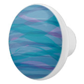 grillig Abstract Waterverf patroon Keramische Knop (Rechts)