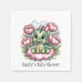 grillig Baby shower dino delight Servet (Voorkant)