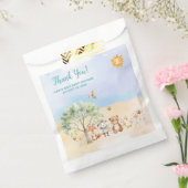 grillig Baby shower voor wilde dieren Bedankzakje (Gezegeld)