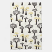 grillig baobab-boompatroon theedoek (Verticaal)