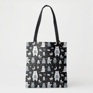 grillig Beer familiepatroon Tote Bag