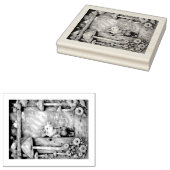 grillig biggetje rubberstempel (Gestempeld)