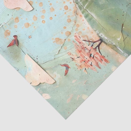 GRILLIG BOERDERIJ IN PASTELS DECOUPAGE TISSUEPAPIE TISSUEPAPIER (Detail)