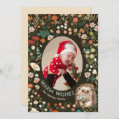 grillig bos feestdagenkaart (Voorkant / Achterkant)