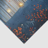 Grillig bos tijdens Herfst decoupage Tissuepapier (Detail)