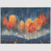 Grillig bos tijdens Herfst decoupage Tissuepapier (Voorkant)