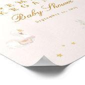 grillig botanisch baby shower welkomstbord poster (Hoek)