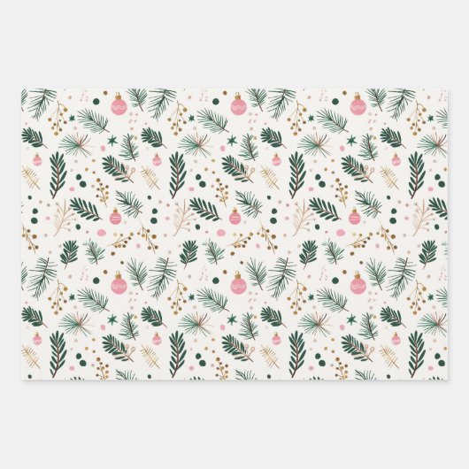 grillig botanisch inpakpapier vel (Voorkant 2)