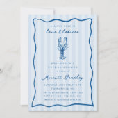 grillig doodle kreeft Vrijgezellenfeest Kaart (Voorkant)