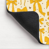 grillig gele bogen patroon muismat (Hoek)