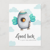 grillig geluksruimteschip briefkaart (Voorkant)