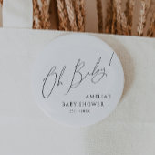 grillig genderneutraal oh Baby Ronde Button 5,7 Cm