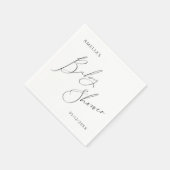 Grillig Genderneutrale Baby showers servetten (Hoek)