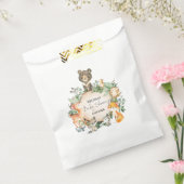 Grillig groen Woodland Baby Dieren Party Bedankzakje (Gezegeld)