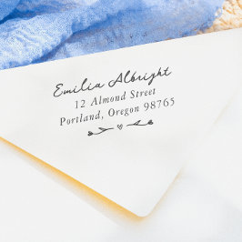 grillig handschrift retouradres rubberstempel