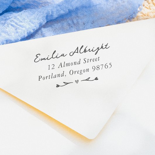 grillig  handschrift retouradres rubberstempel