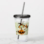grillig/heks/pompoen/herfst acryl drinkbeker (Achterkant)
