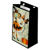 grillig/heks/pompoen/herfst klein cadeauzakje (Achterkant Gekanteld)
