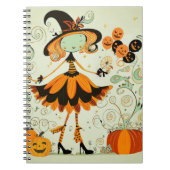 grillig/heks/pompoen/herfst notitieboek (Voorkant)