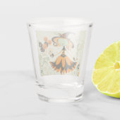grillig/heks/pompoen/herfst shot glas (Achterkant)