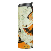 grillig/heks/pompoen/herfst thermosbeker (Gedraaid links)