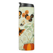 grillig/heks/pompoen/herfst thermosbeker (Geroteerd rechts)