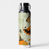 grillig/heks/pompoen/herfst waterfles (Voorkant)