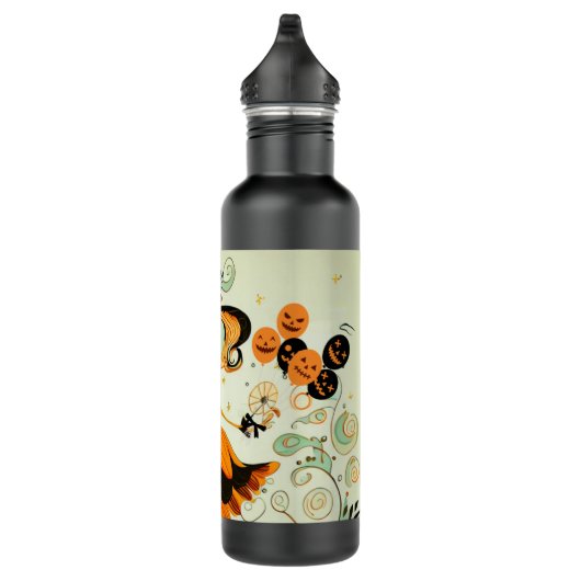 grillig/heks/pompoen/herfst waterfles (Rechts)
