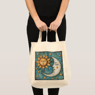 grillig hemels tote bag