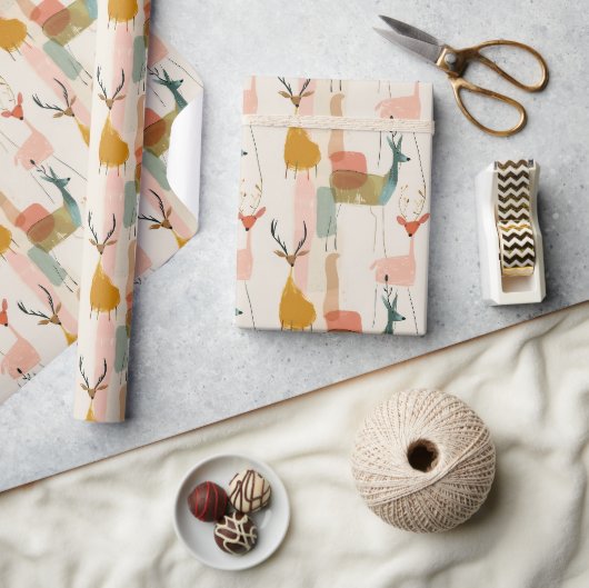 grillig hert cadeaupapier (Crafts)