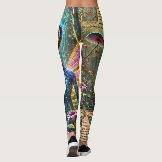 grillig junkjournaal leggings (Achterkant)