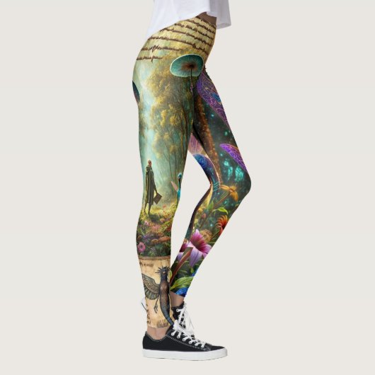 grillig junkjournaal leggings (Rechts)