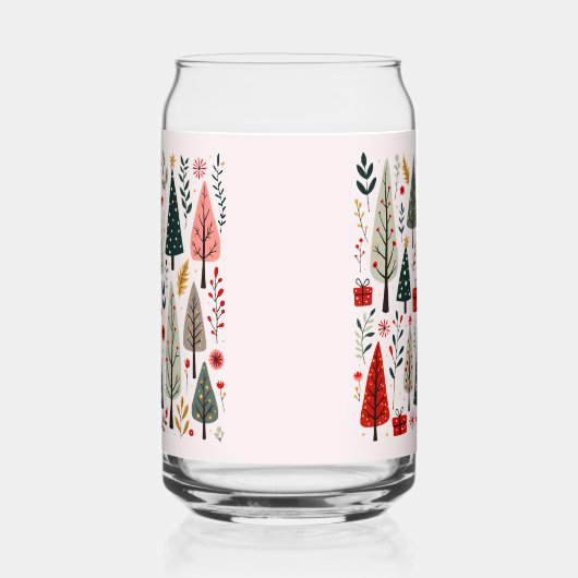 grillig kerstboombos blikvorm glas (Links)