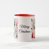 grillig kerstboombos mok (Midden)