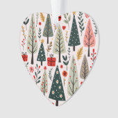 grillig kerstboombos ornament (voorkant)