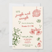 grillig kerstfeest jingle and mingle aankondiging (Voorkant)