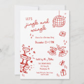 grillig kerstfeest jingle and mingle aankondiging (Voorkant)